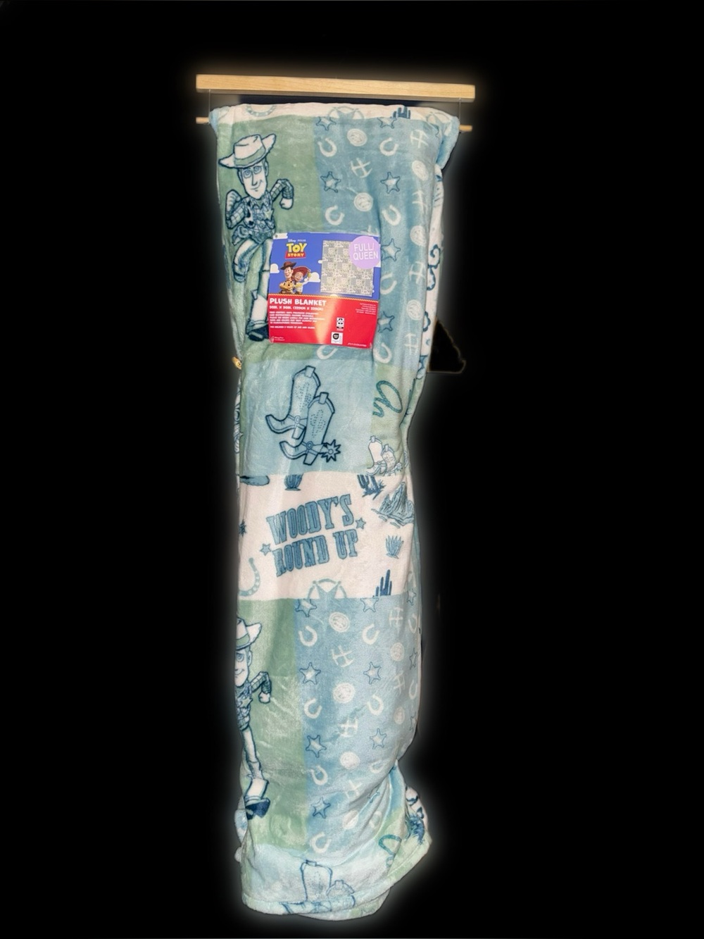 Disney Pixar Toy Story Woody Plush Throw Blanket - Light Blue 🤠